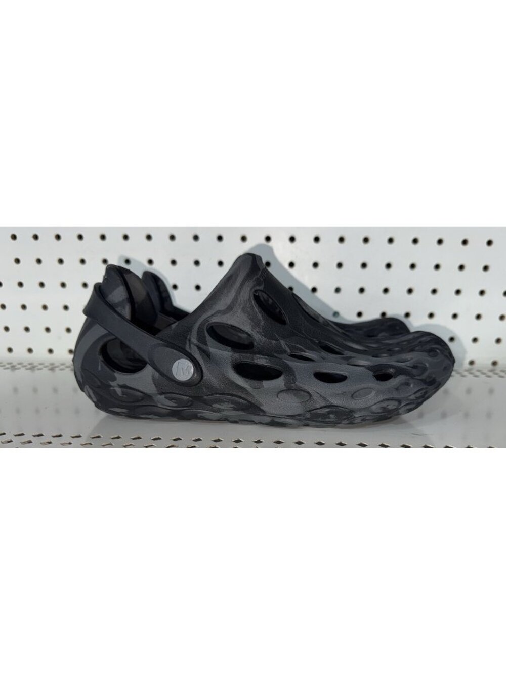 Merrell Hydro Moc Womens Slip On Rubber Clogs Water Shoes Size 9 Black Gray